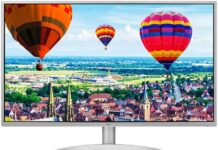 LG Merilis Monitor QHD LG 32QK500-W, Konektor Lengkap dengan FreeSync LG 32QK500