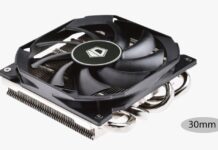 ID Cooling IS-30 Dirilis Pendingin HSF Low Profile Untuk Prosesor TDP 100W