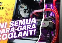 KAMI MEMBERSIHKAN WATER COOLING PC INI DARI RESIDU MEMBANDEL !