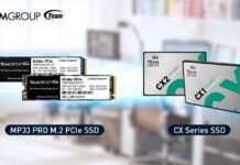 TEAMGROUP Meluncurkan MP33 PRO PCIe SSD dan CX Series 2.5” SSD