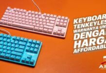 KEYBOARD MECHANICAL TKL TERJANGKAU PINK & BLUE | Review Rexus Keyboard Gaming Legionare MX9 TKL