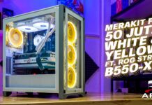 MERAKIT PC GAMING 50 JUTAAN DENGAN TEMA WHITE & YELLOW Feat. ASUS ROG Strix B550 XE Gaming WI-FI
