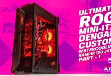 MERAKIT MINI PC GAMING FULL ASUS ROG 90 JUTA CUSTOM WATER COOLING ! – Part 1 #MENDINGRAKITPC
