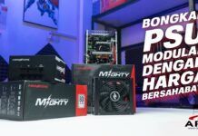 BONGKAR POWER SUPPLY FULL MODULAR HARGA MIRING | Abkoncore Mighty Series 80 Plus PSU Breakdown