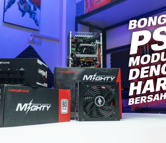 BONGKAR POWER SUPPLY FULL MODULAR HARGA MIRING | Abkoncore Mighty Series 80 Plus PSU Breakdown