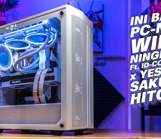 RAKIT PC GAMING BUAT PARA WIBU Ft. Yeston x ID-Cooling 240 Watercooling Sakura Hitomi Edition