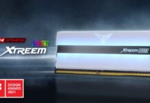 TEAMGORUP Memory XTREEM ARGB WHITE Memenagkan Penghargaan Desain iF Bergengsi 2021