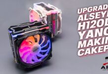 CPU COOLER ALSEYE H120D DI UPGRADE JADI LEBIH DINGIN DAN CAKEP | Review Alseye M120D