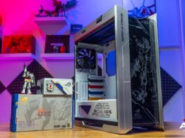KUPAS TUNTAS CASING ROG STRIX HELIOS GUNDAM DAN PSU ROG STRIX 850W GUNDAM
