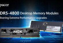 Apacer Mengumumkan Seri Memori NOX DDR5