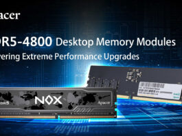 Apacer Mengumumkan Seri Memori NOX DDR5