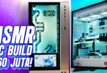 ASMR Rakit PC Gaming Custom Water Cooling Budget 160 Juta-an