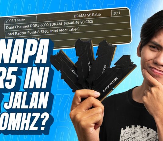 Memory DDR5 -mu GAK JALAN 6000MHz? Ini Alasannya….