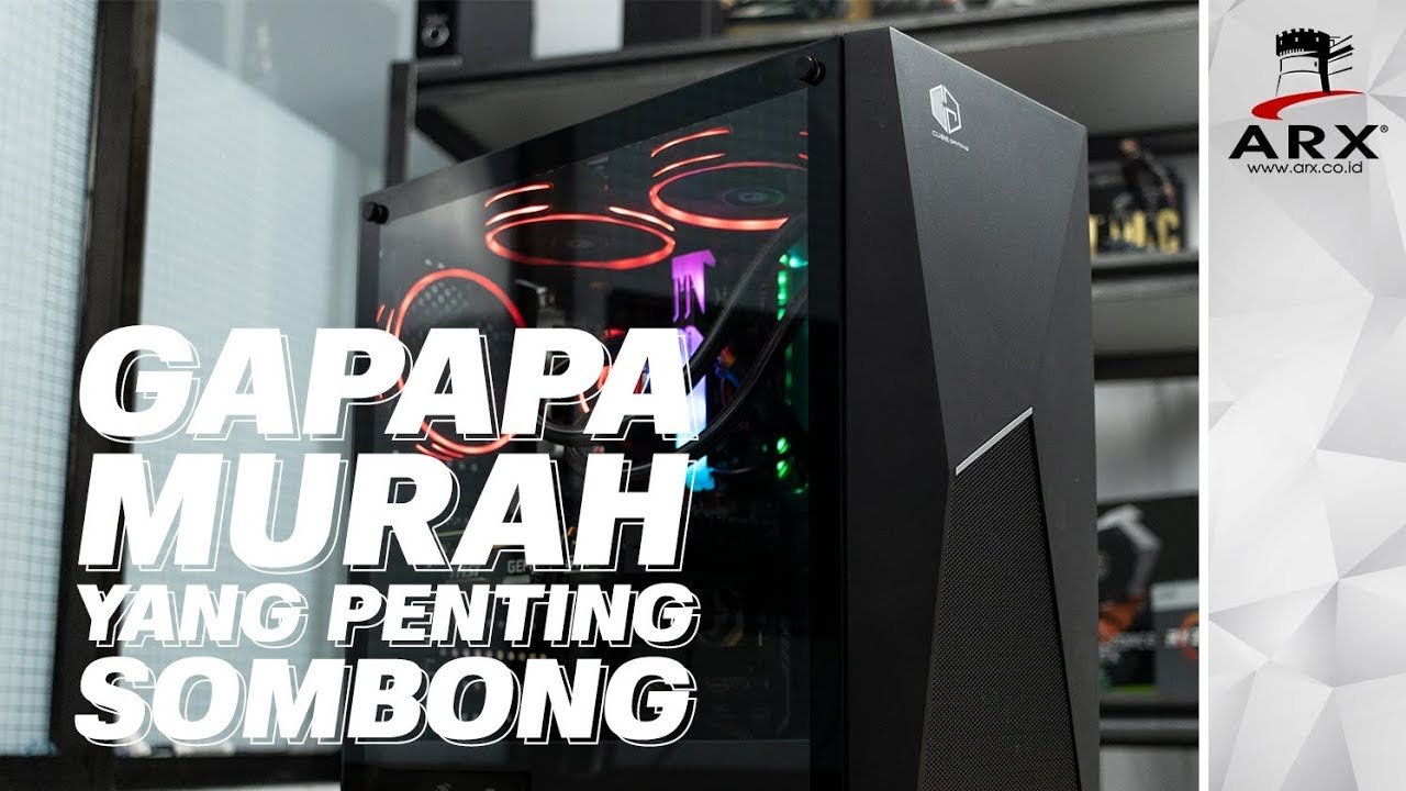  CASING  PC GAMING MURAH BUAT NYOMBONG Review Cube Gaming 